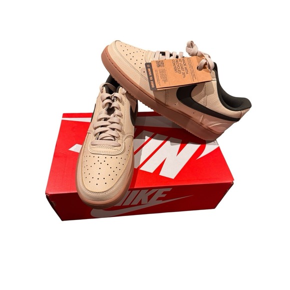 Nike Mens Shoes Nike Court Vision Low Lt Khaki Seq Gum Medium Brown main image 6